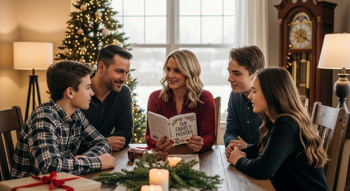 Préparatifs de fête et moments de partage en décembre