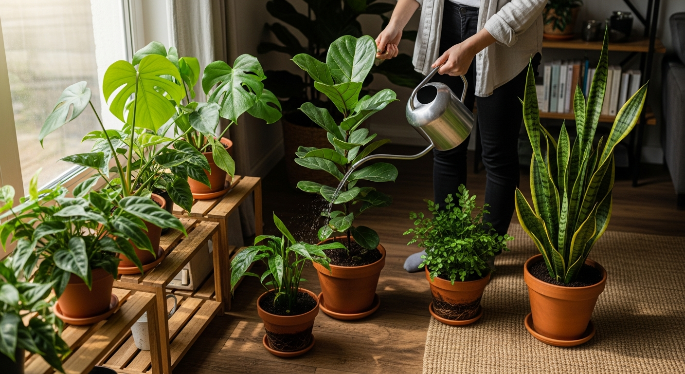 Water geven en hydratatie van binnenflora