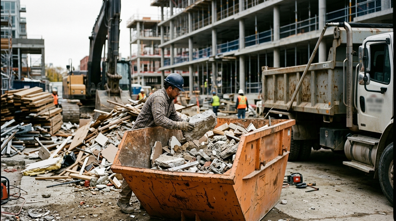 建築工地廢棄物回收與清運技巧