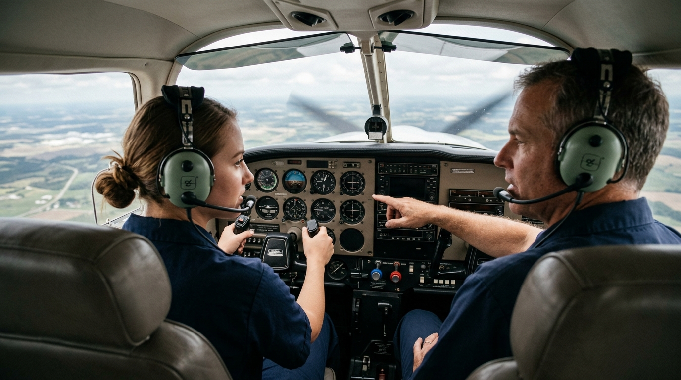 Sticanje znanja za upravljanje avionom