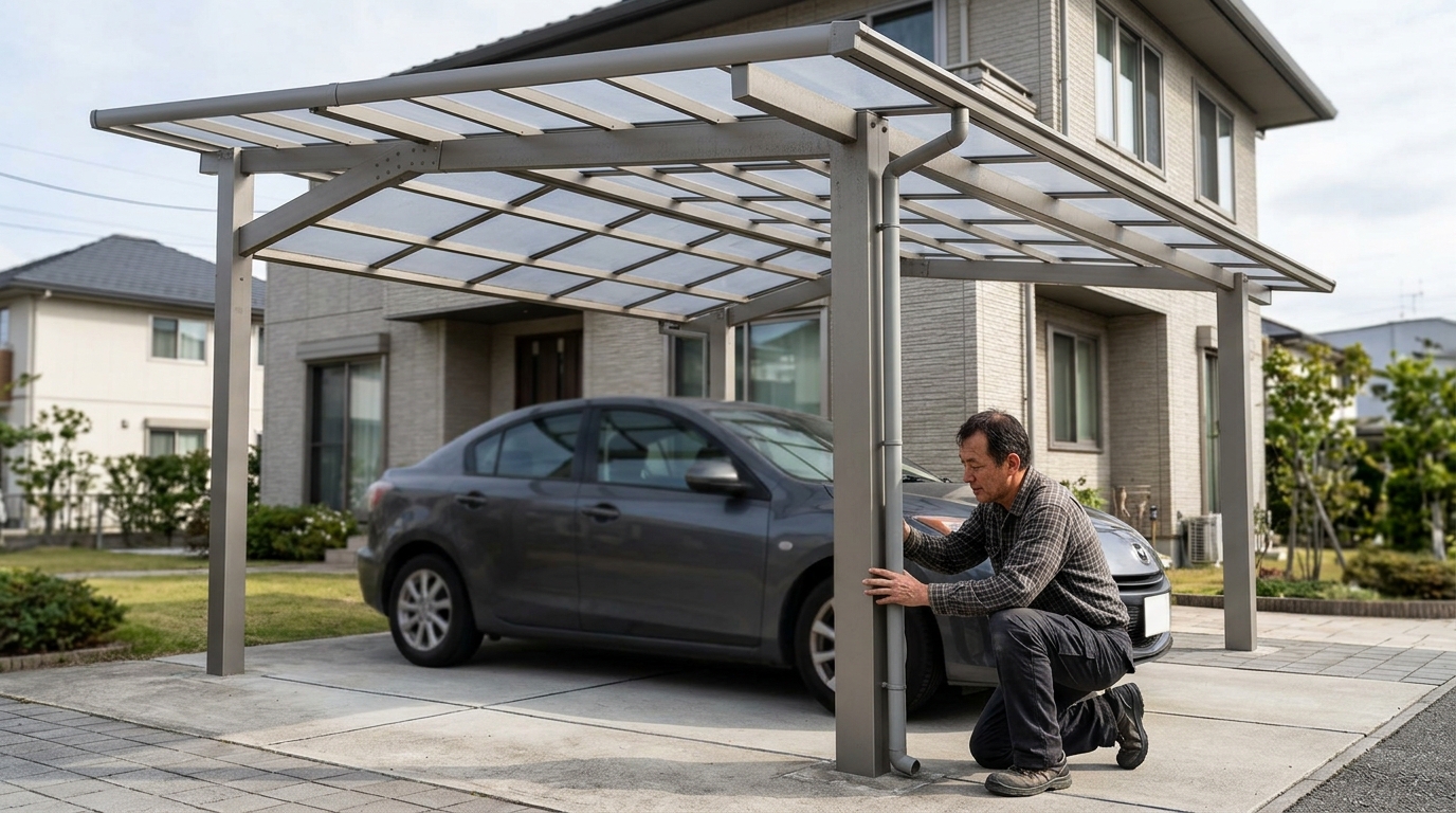 為愛車提供全天候防護的戶外遮陽棚設計