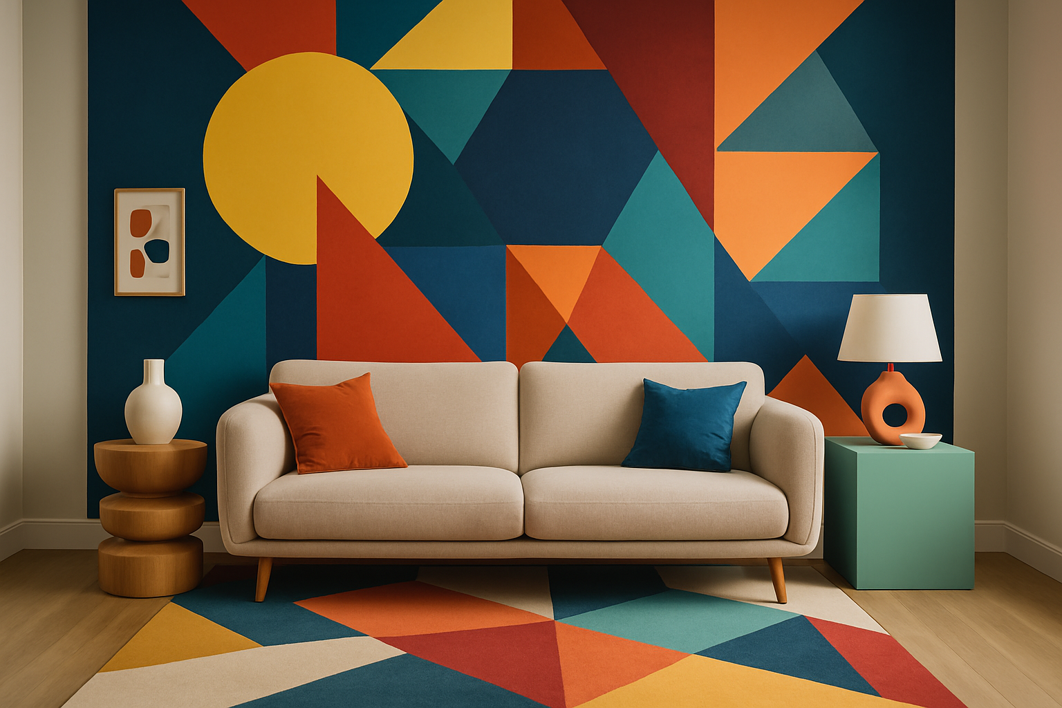 Chromatic Geometry: The Bold New Frontier in Home Decor