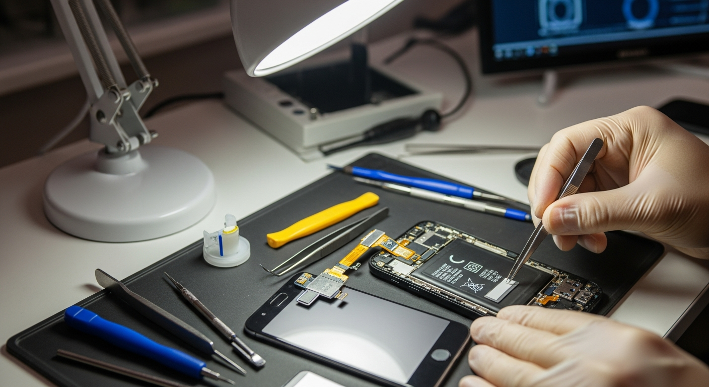 Restauración de funciones táctiles en pantallas móviles