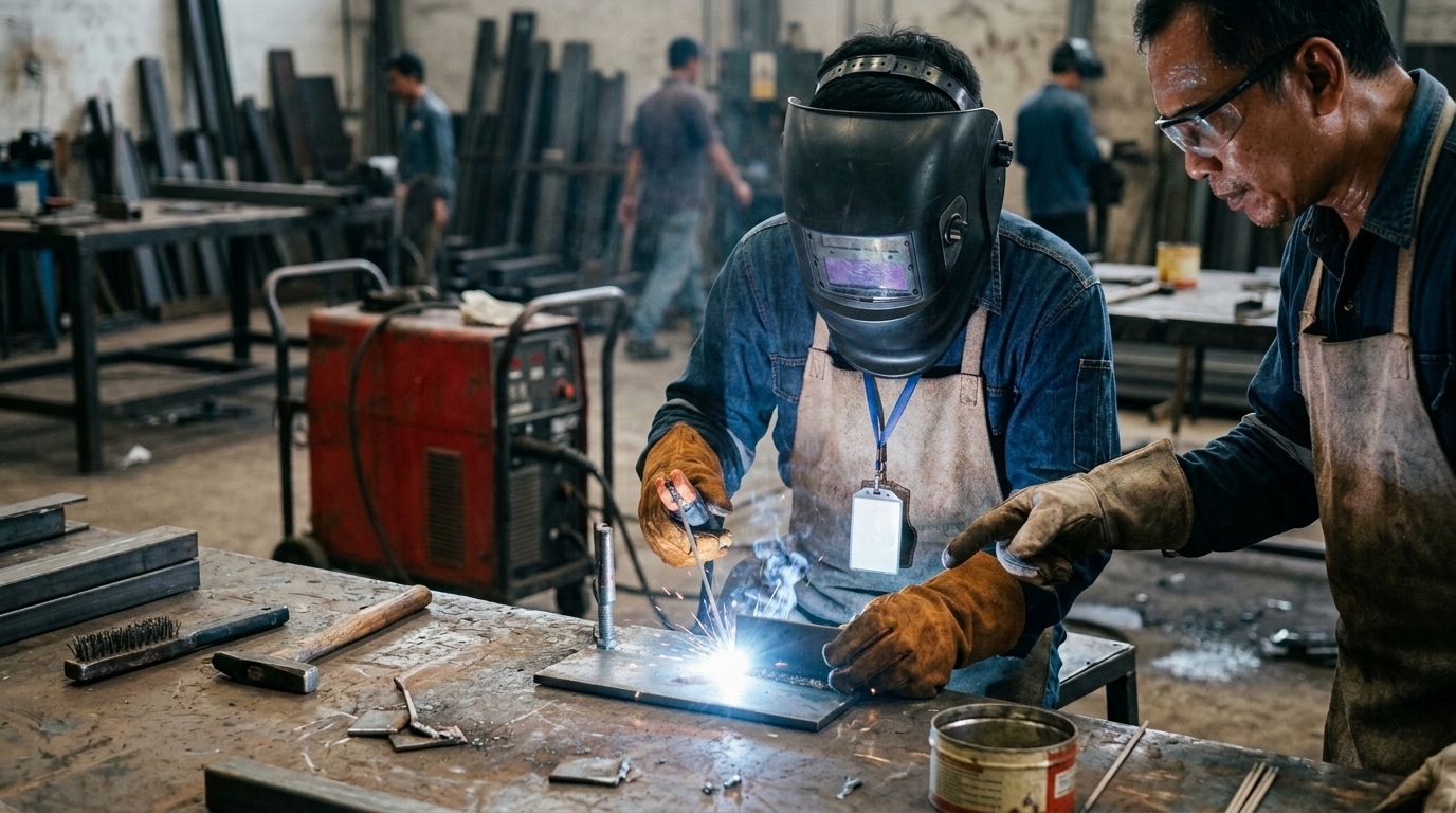 Teknik Dasar Las Listrik untuk Pemula