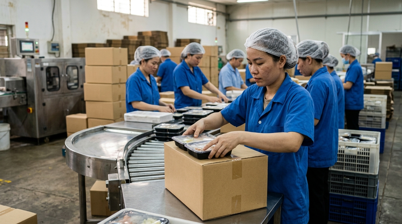 Hướng dẫn tìm việc làm đóng gói hàng thực phẩm