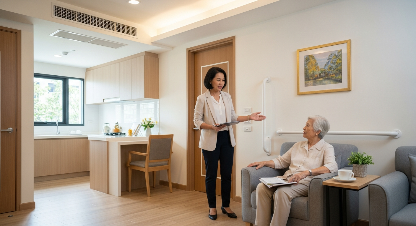 การออกแบบที่พักเพื่อรองรับความต้องการของผู้สูงอายุ