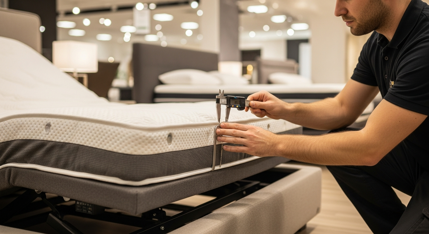 การประเมินราคาเตียงปรับระดับตามความหนาของเบาะ