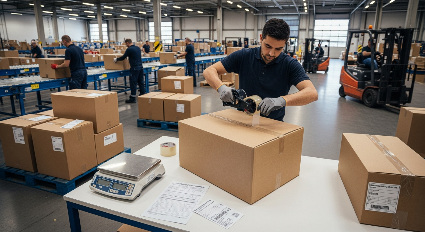 Warehouse Packing Overview in Bremen