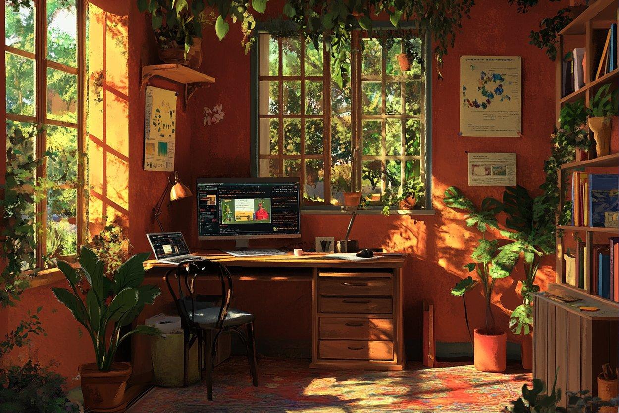 The Art of Botanical Bliss in Home Office Spaces