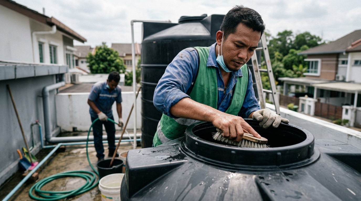 Kesan Kebersihan Tangki Terhadap Kualiti Air