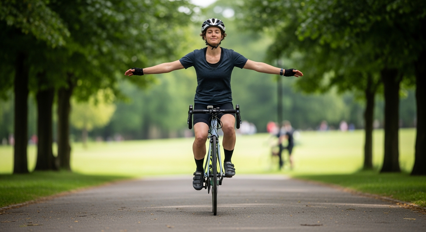 हाथों के बिना साइकिल चलाना कैसे सीखें