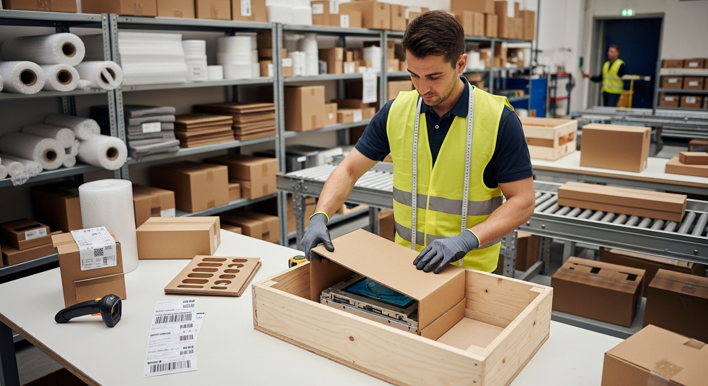 Podpora pri pakiranju za čezmejne pošiljke