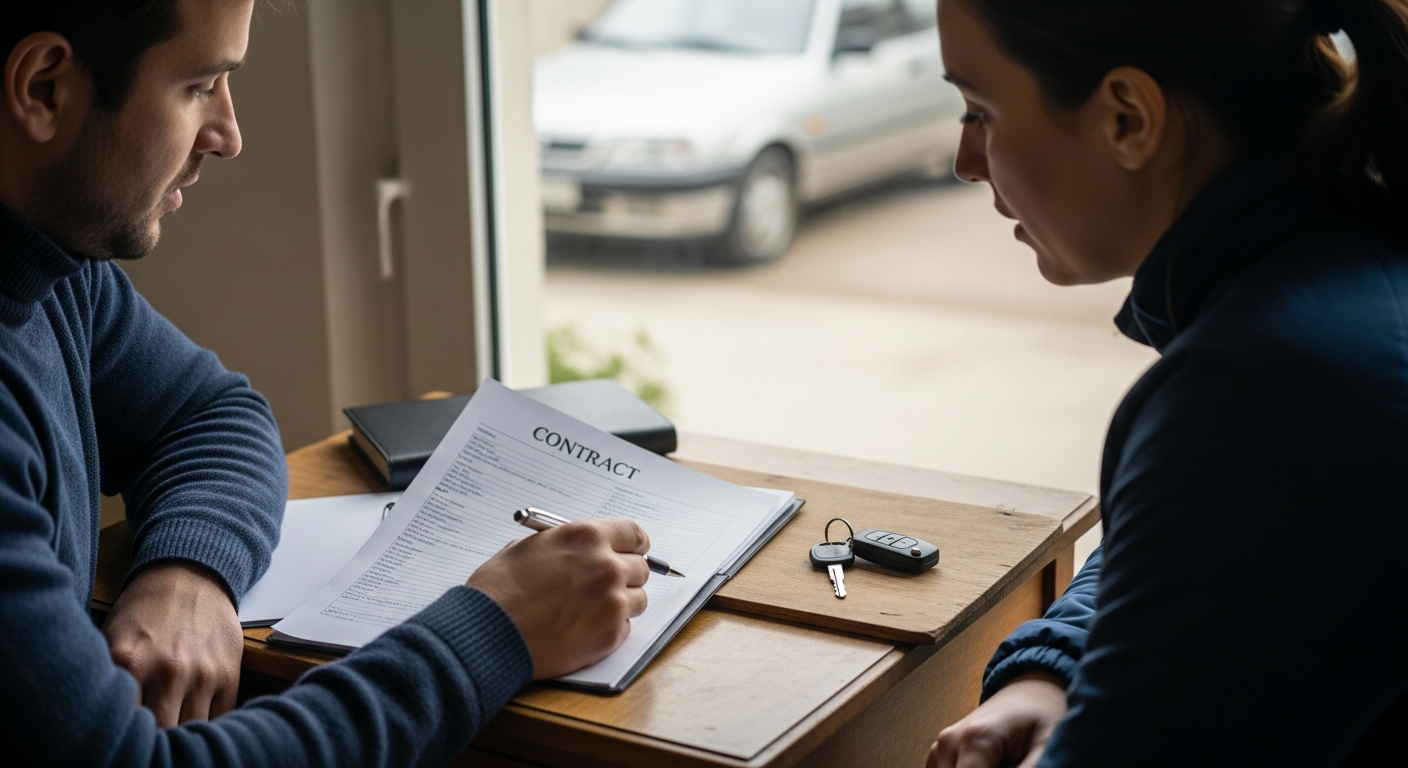 ทำสัญญาซื้อขายรถยนต์กับเจ้าของโดยตรง