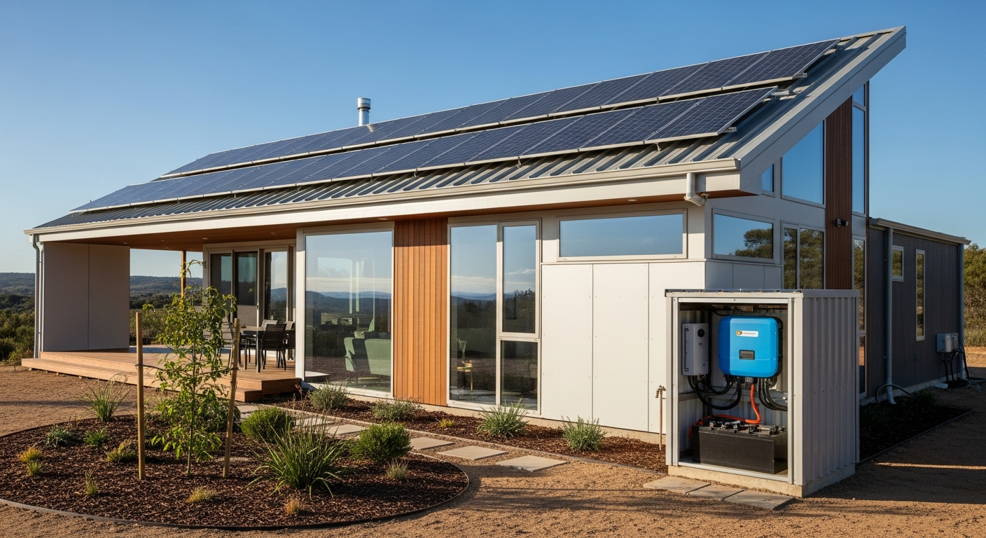 การอยู่อาศัยที่พึ่งพาตนเองด้วยระบบพลังงานแสงอาทิตย์