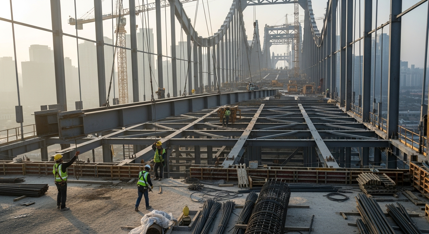 Bedeutung von Metall für Infrastrukturprojekte