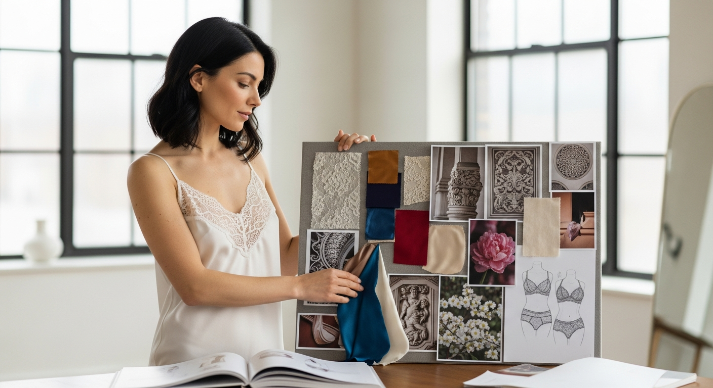 Inspirations contemporaines pour la lingerie de luxe