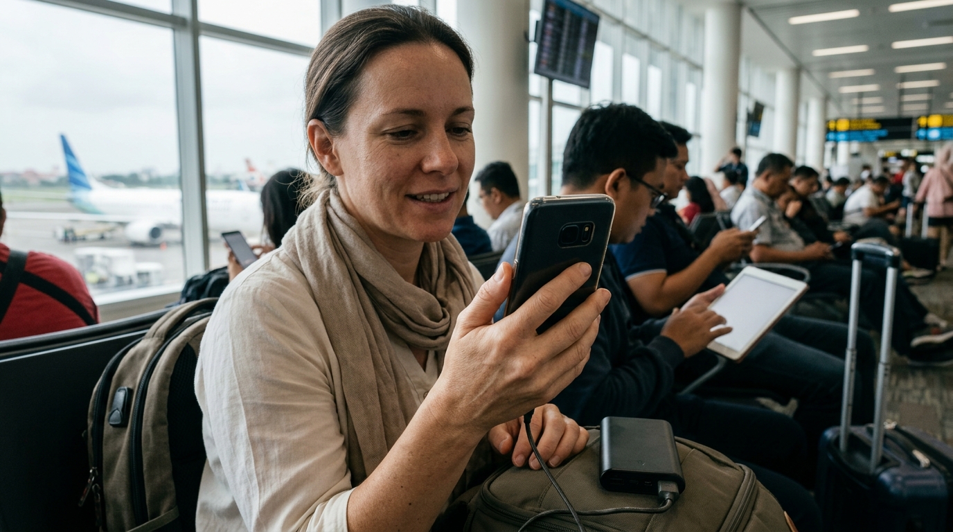 Konektivitas Global Melalui Gawai Pintar