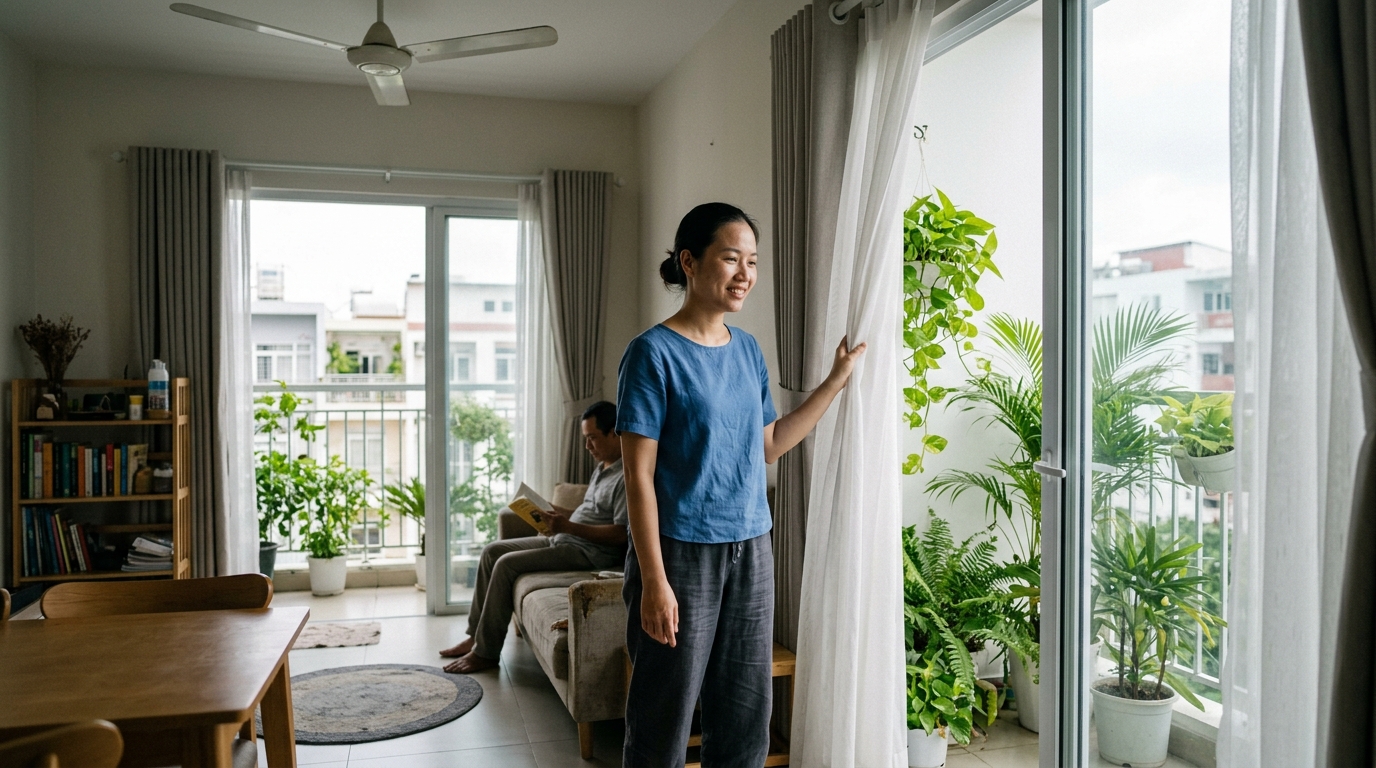 Mẹo duy trì không gian sống thoáng mát