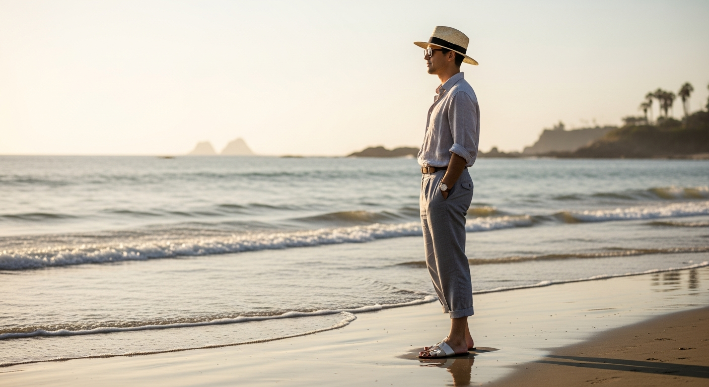 Deniz Kenarında Konforlu ve Şık Görünüm