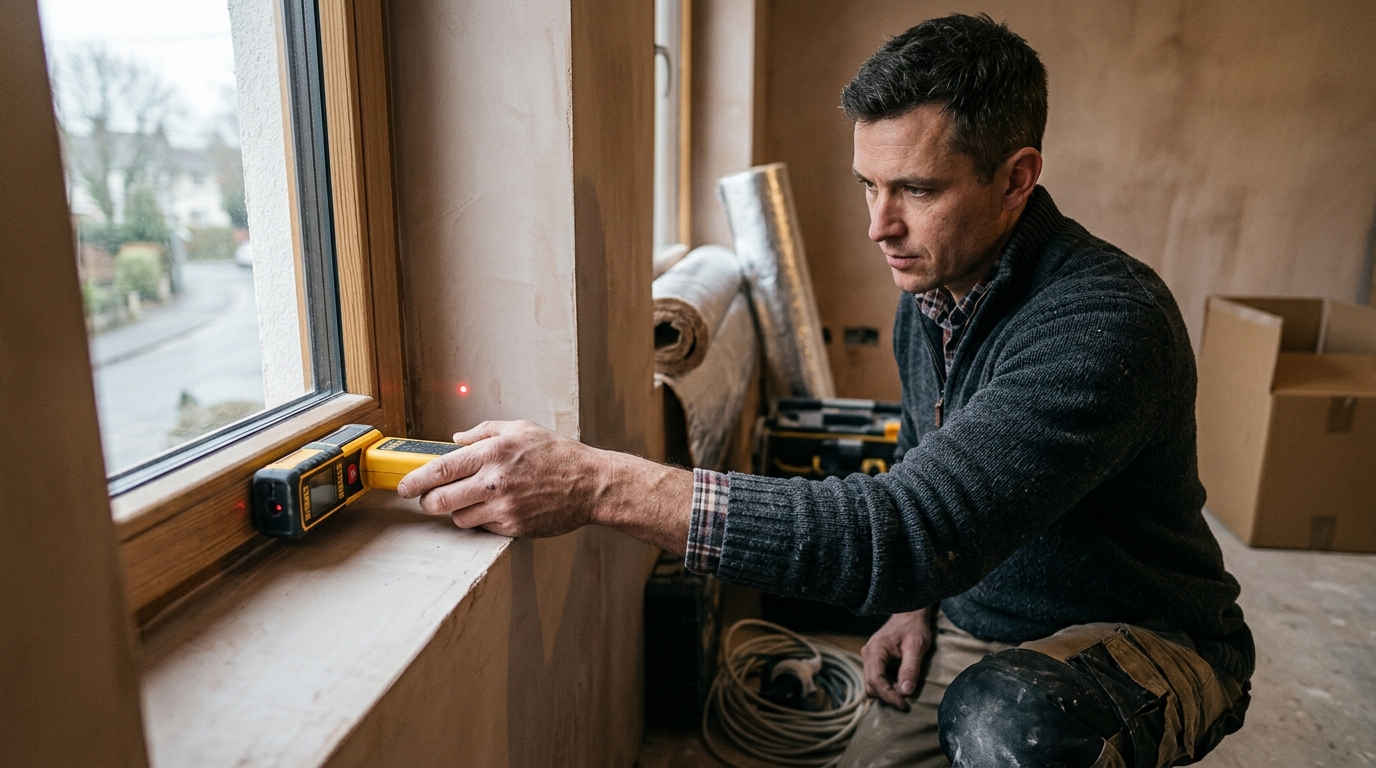 2,400 Euro Saved on a Full-House Fit by Templating Every Reveal with a DeWalt DW03050