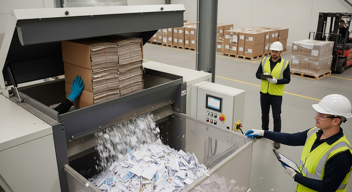 Compliance bij vernietiging van papieren gegevens