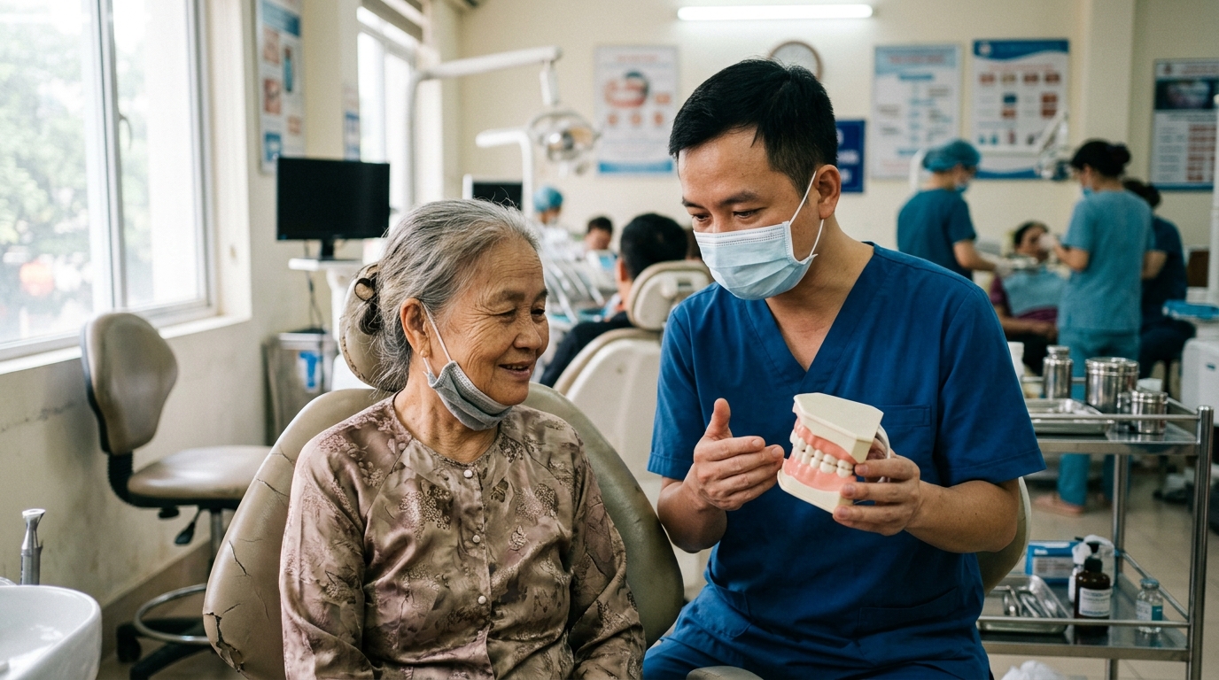 Hướng dẫn bảo vệ nụ cười khỏe mạnh khi về già