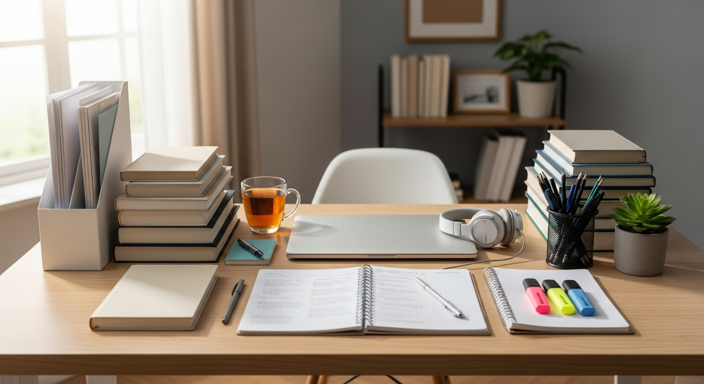 Organiza tu espacio de aprendizaje