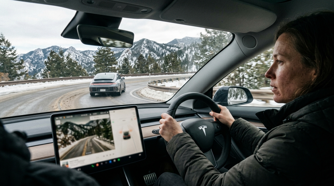 Tesla Model 3 Regenerative Braking vs Hyundai Ioniq 6 on Mountain Descents