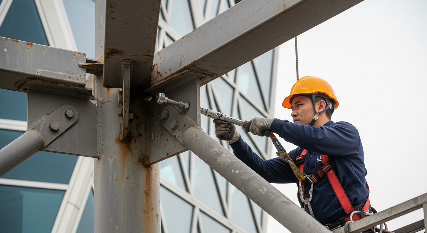 Entretien des structures métalliques de protection