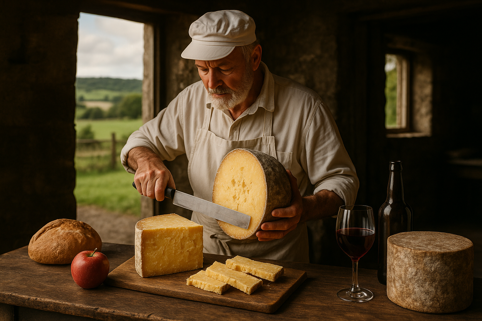 Discovering the Artisanal Charm of English Cheddar Cheese