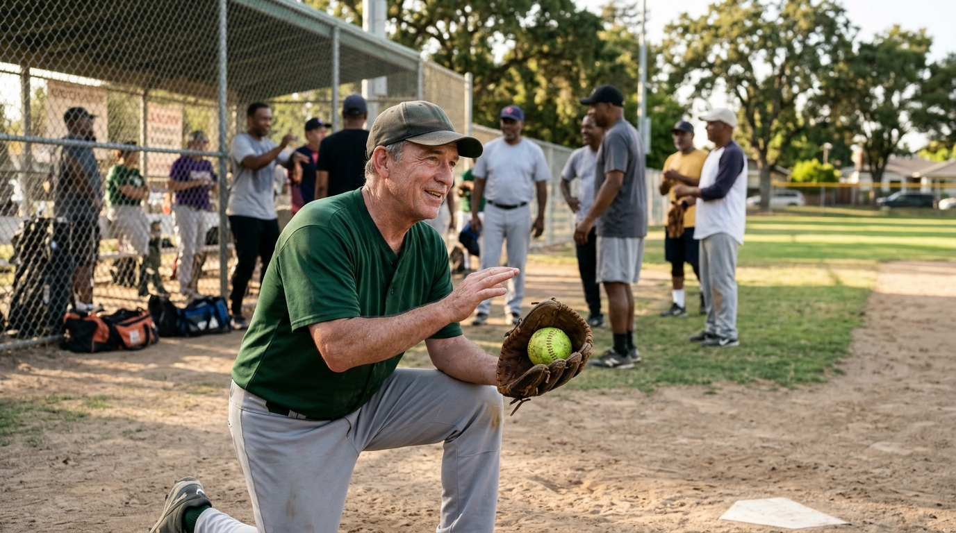 Softbol recreativo después de los cincuenta: por dónde empezar