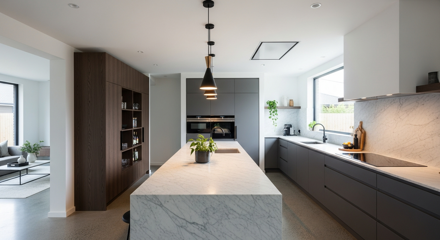 Ανανέωση χώρου: Σύγχρονος σχεδιασμός κουζίνας.