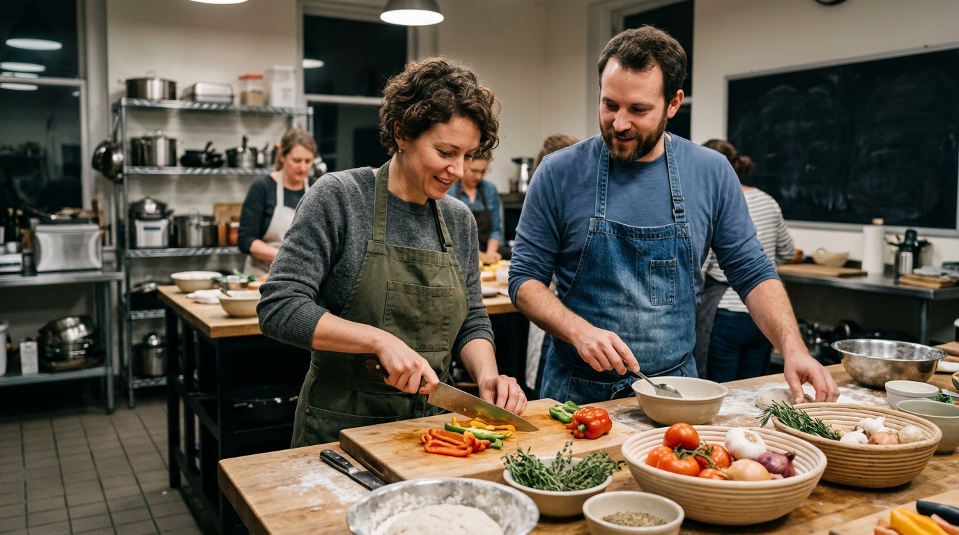 Detalles del Curso de Cocina Mexicana: Abierto a personas de 45 años o más. Se aceptan principiantes y se otorga un certificado profesional al finalizar la formación.