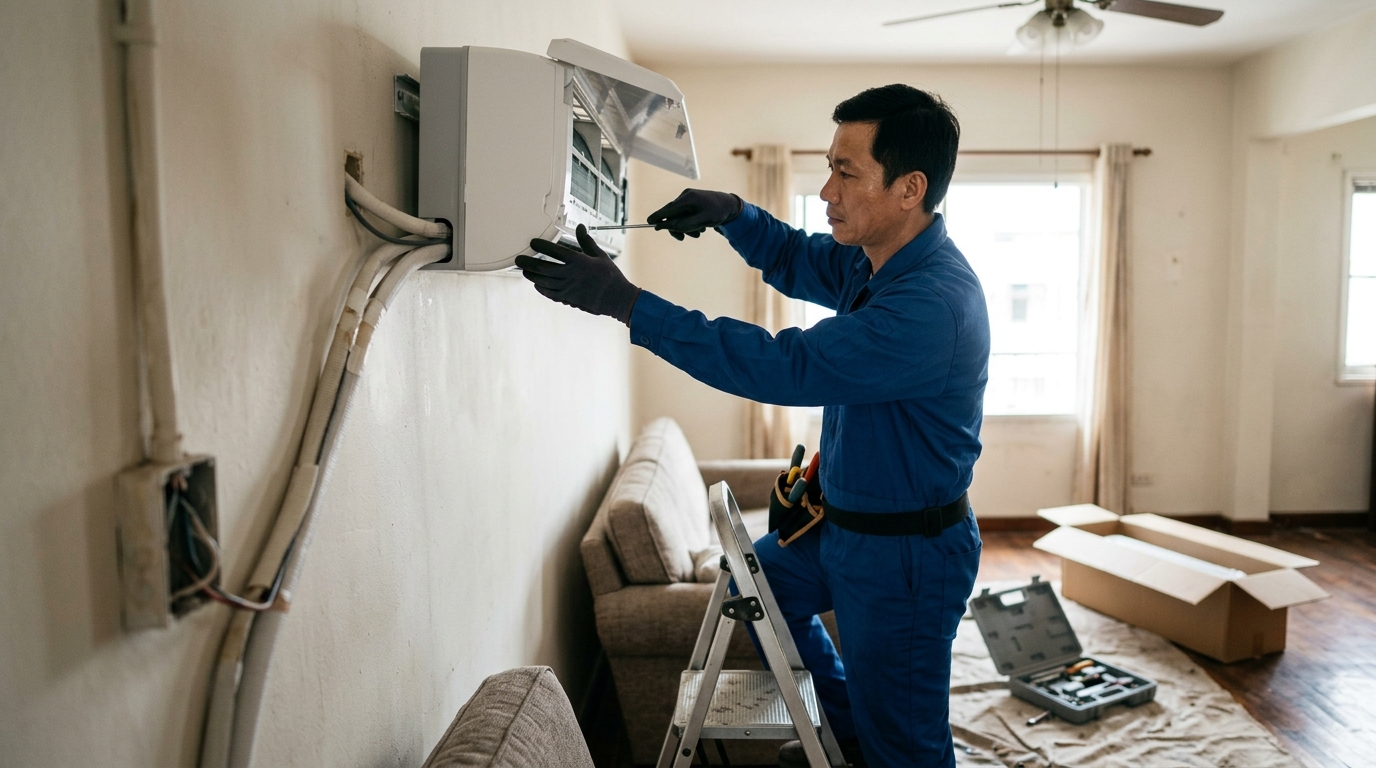 Hướng dẫn lắp đặt điều hòa đúng kỹ thuật