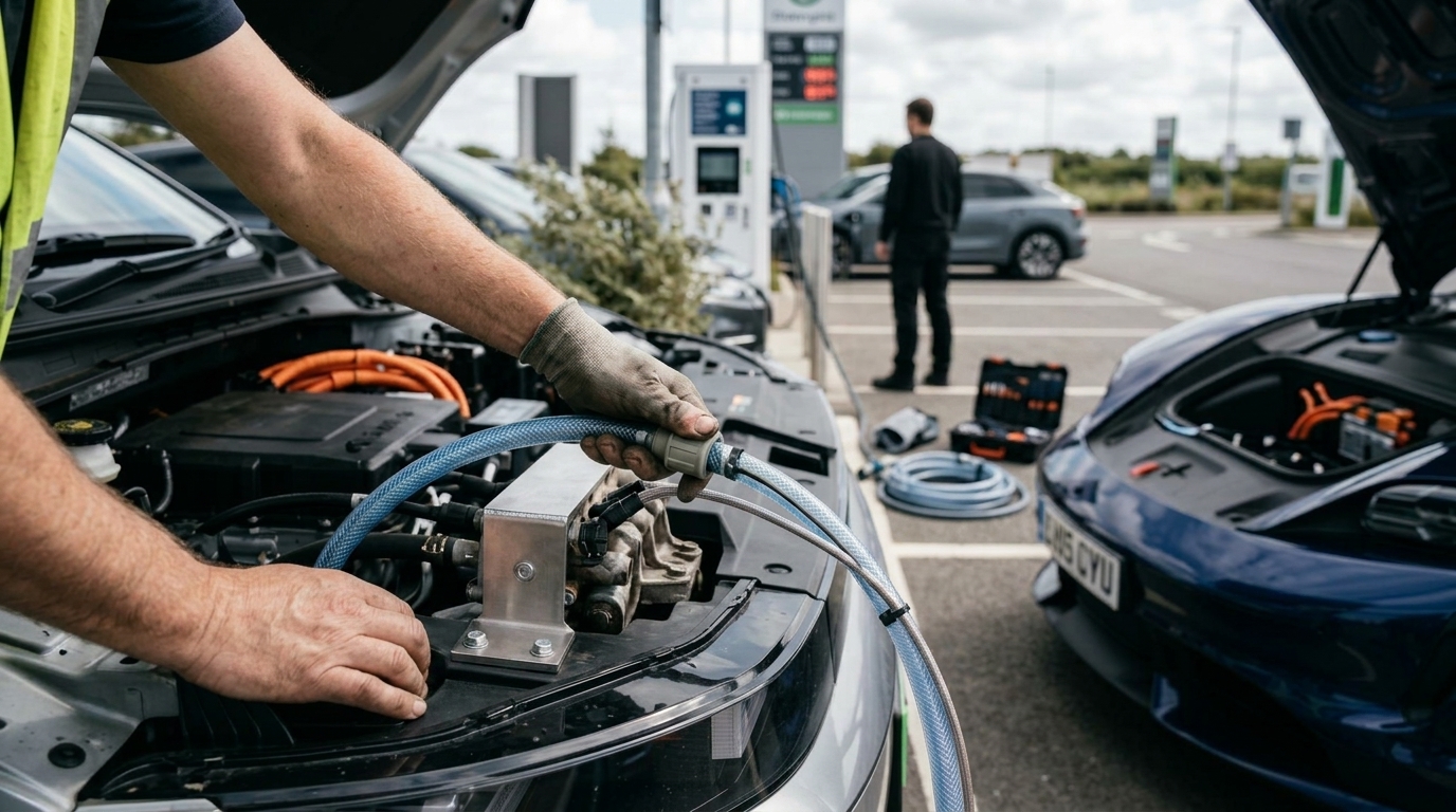 800 Volt Charging Compared: Porsche Taycan and Hyundai Ioniq 5 Hardware