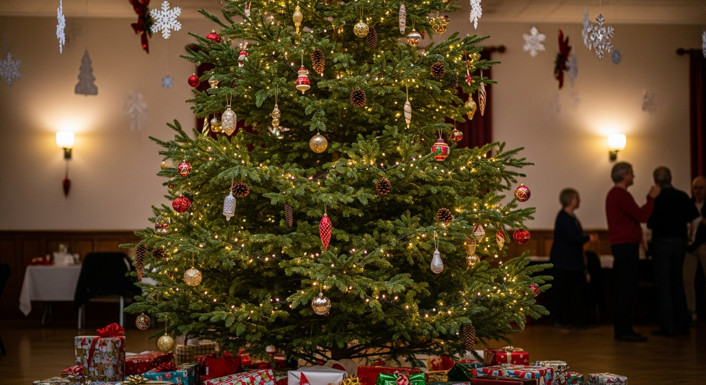 ຕົ້ນໄມ້ສີຂຽວຕະຫຼອດປີສຳລັບງານບຸນ