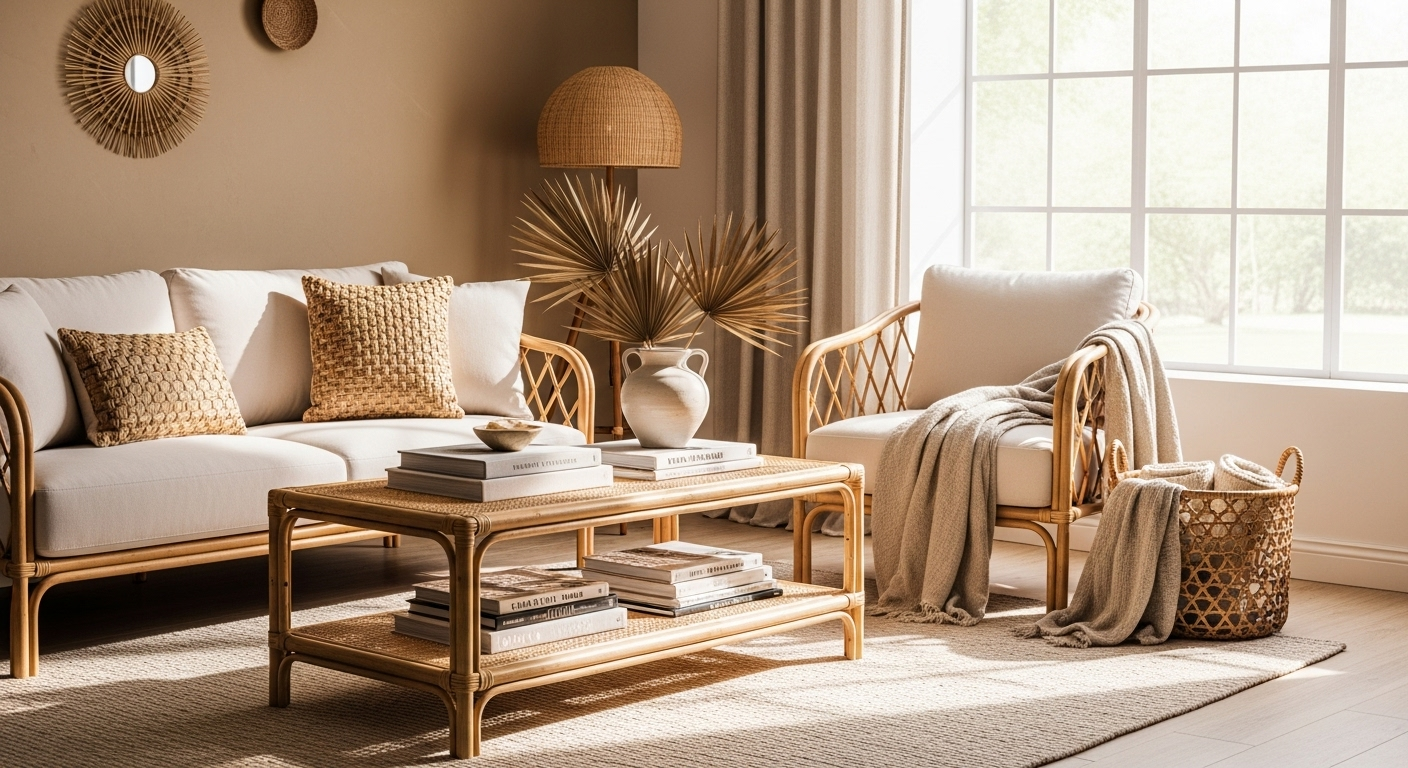 The Renaissance of Rattan: The Timeless Appeal of Natural Textures in Home Decor