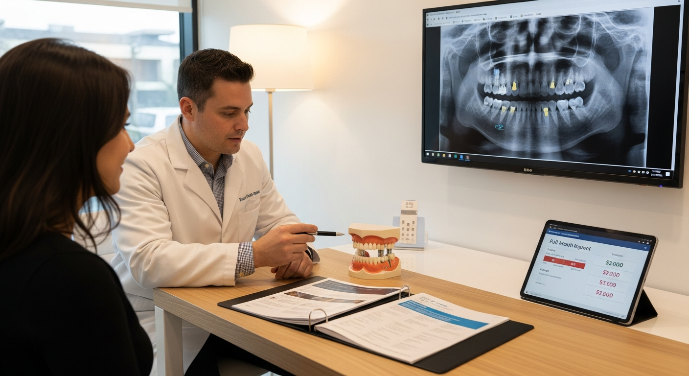 รายละเอียดค่าใช้จ่ายในการทำรากฟันเทียมสำหรับฟันทั้งหมด