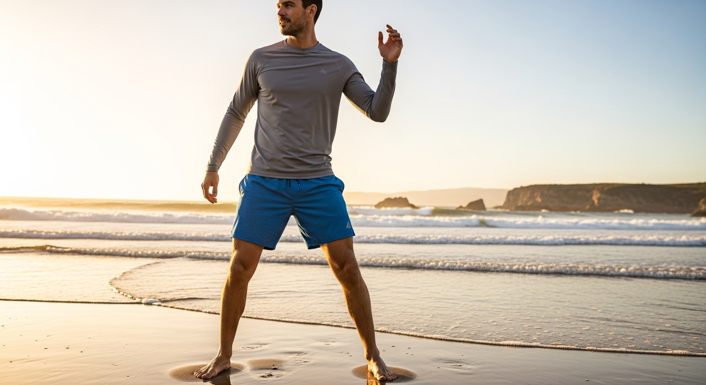 Sportowa odzież plażowa: Komfort i dynamika