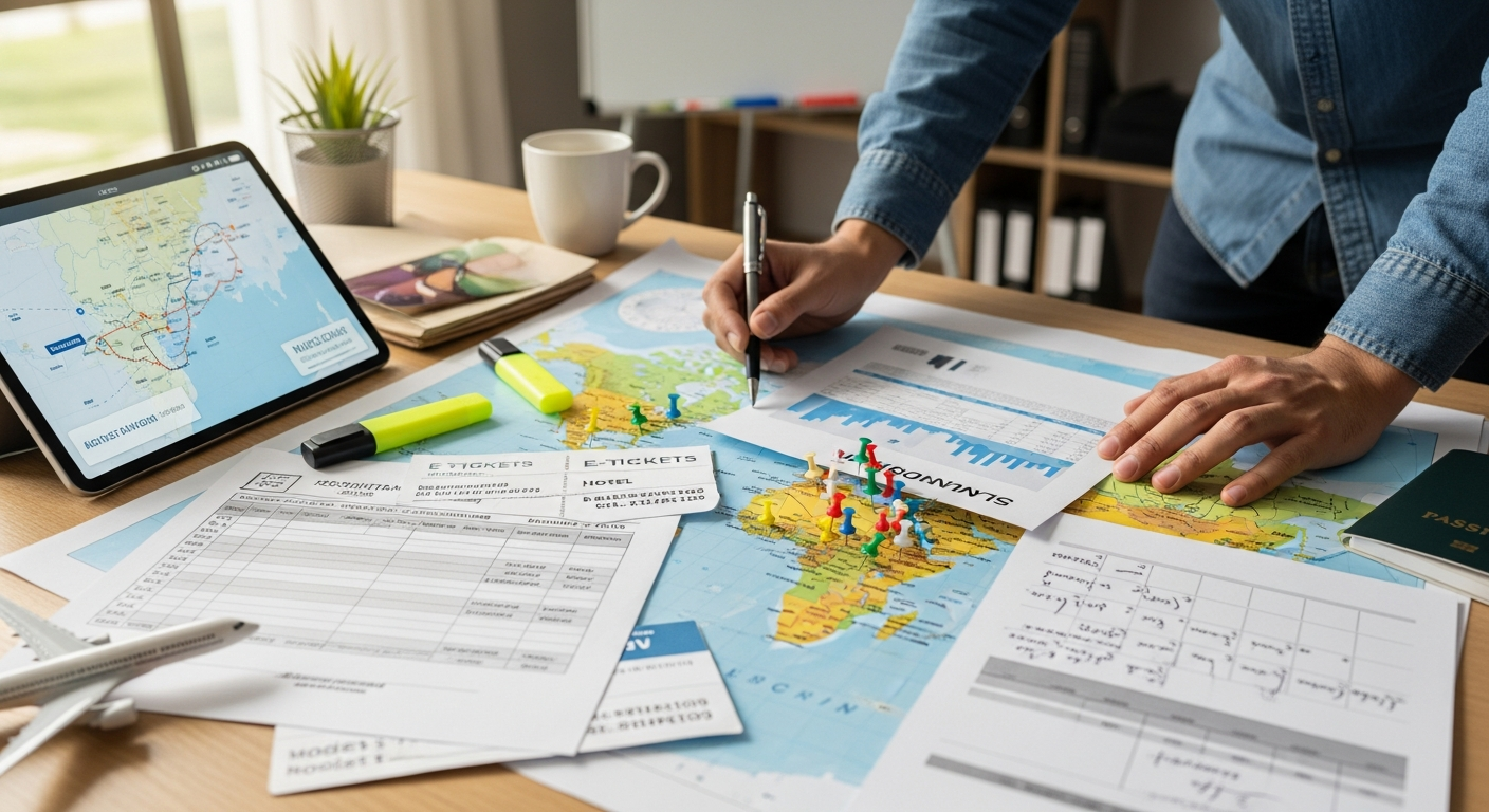 Guide pour structurer un itinéraire multidestination