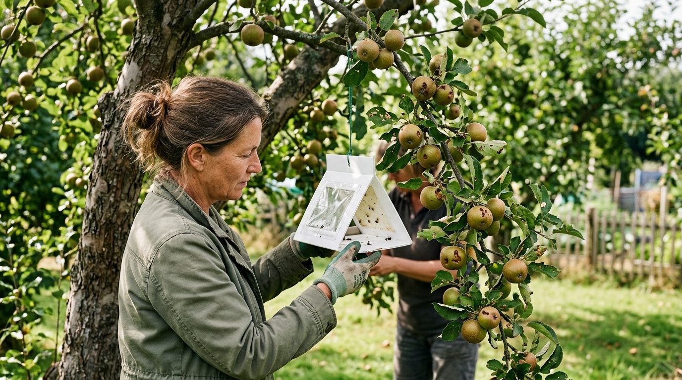 Codling Moth Damage on Egremont Russet Reduced with a Trappit Pheromone Trap