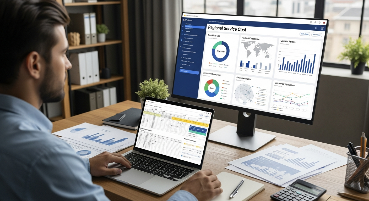 การวิเคราะห์ต้นทุนบริการทำความสะอาดตามภูมิภาค