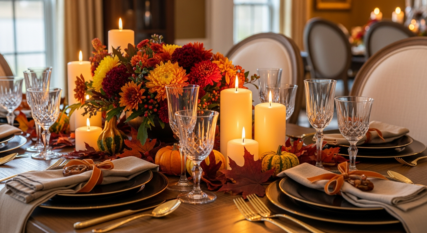Designing a Breathtaking Thanksgiving Table: Creative Settings and Centerpiece Ideas