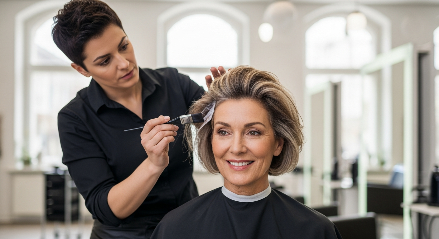 Haarfarben, die das Gesicht aufhellen