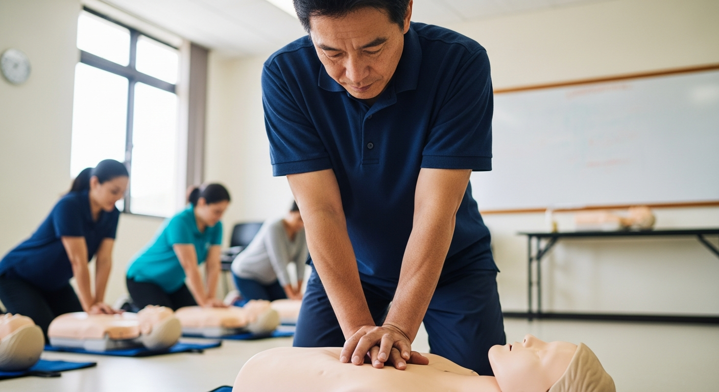 Learning CPR and Lifesaving Techniques