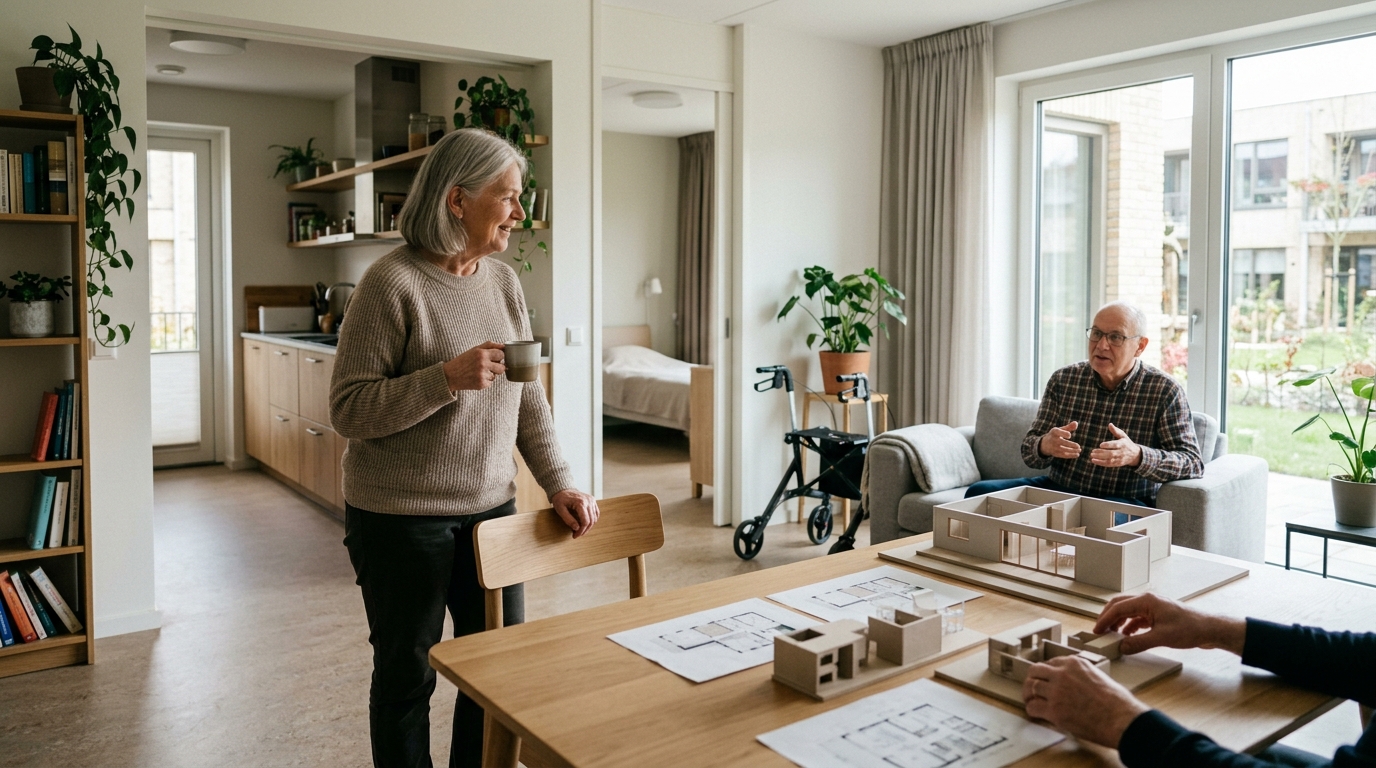 De superbes nouvelles maisons 2 chambres pour seniors - l'intérieur !