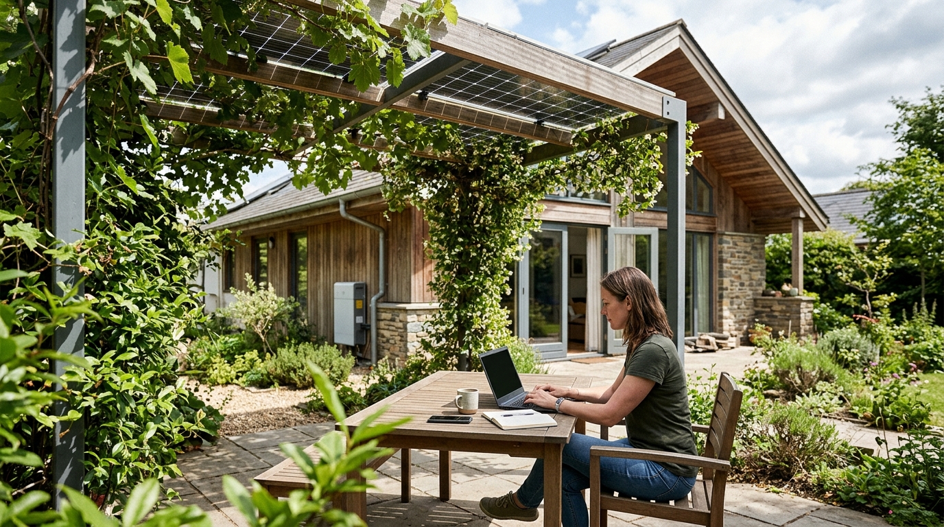 Cách tạo bóng mát và nguồn điện tự nhiên