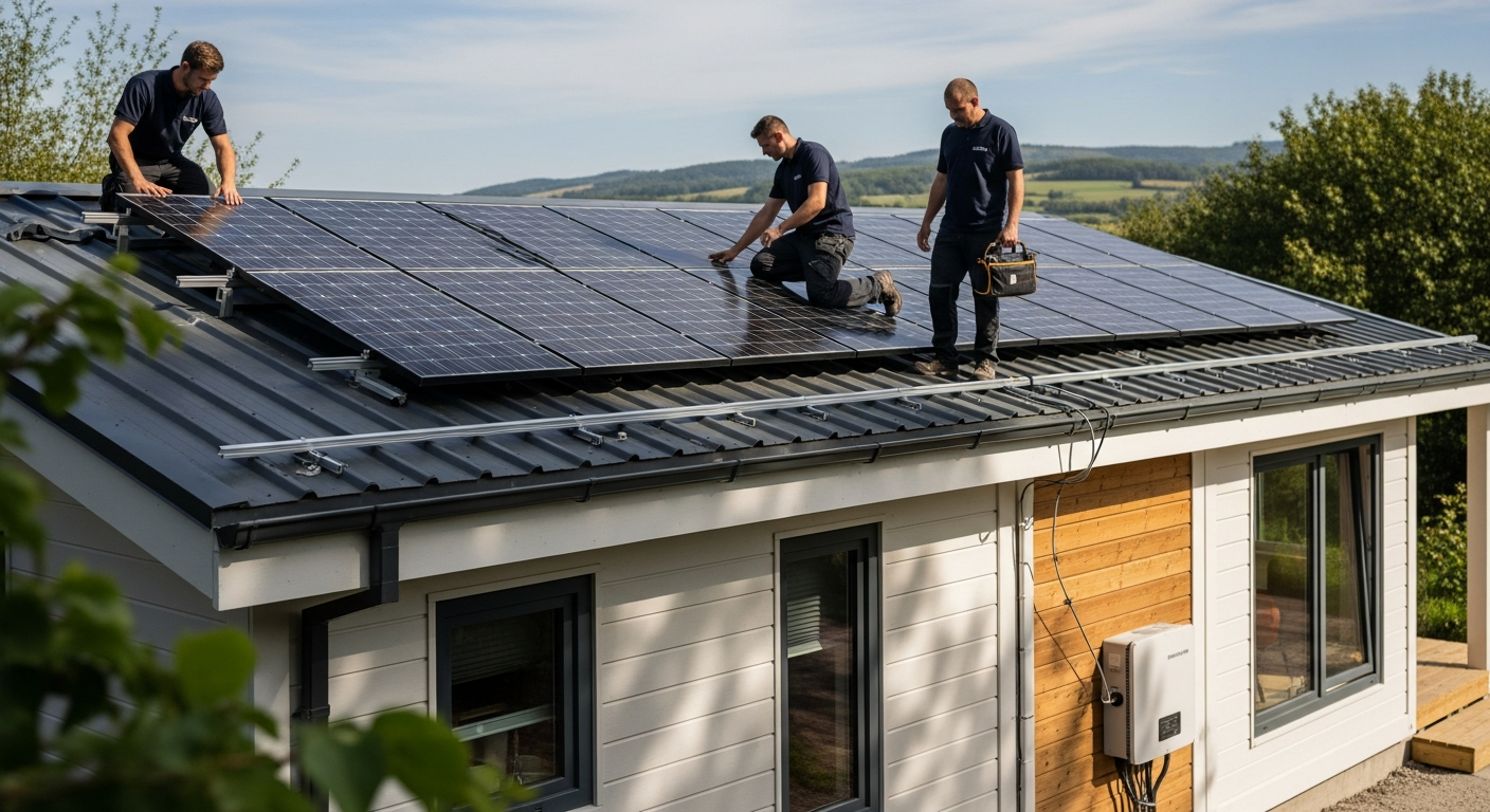 พลังงานแสงอาทิตย์สำหรับบ้านโมดูลาร์: ทางเลือกยั่งยืน