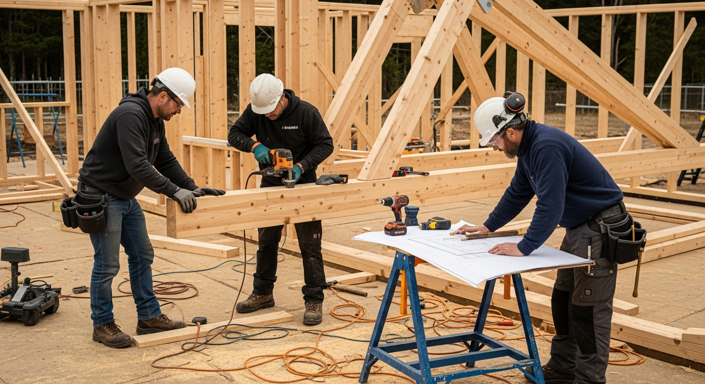 Gerendaház építés lépésről lépésre