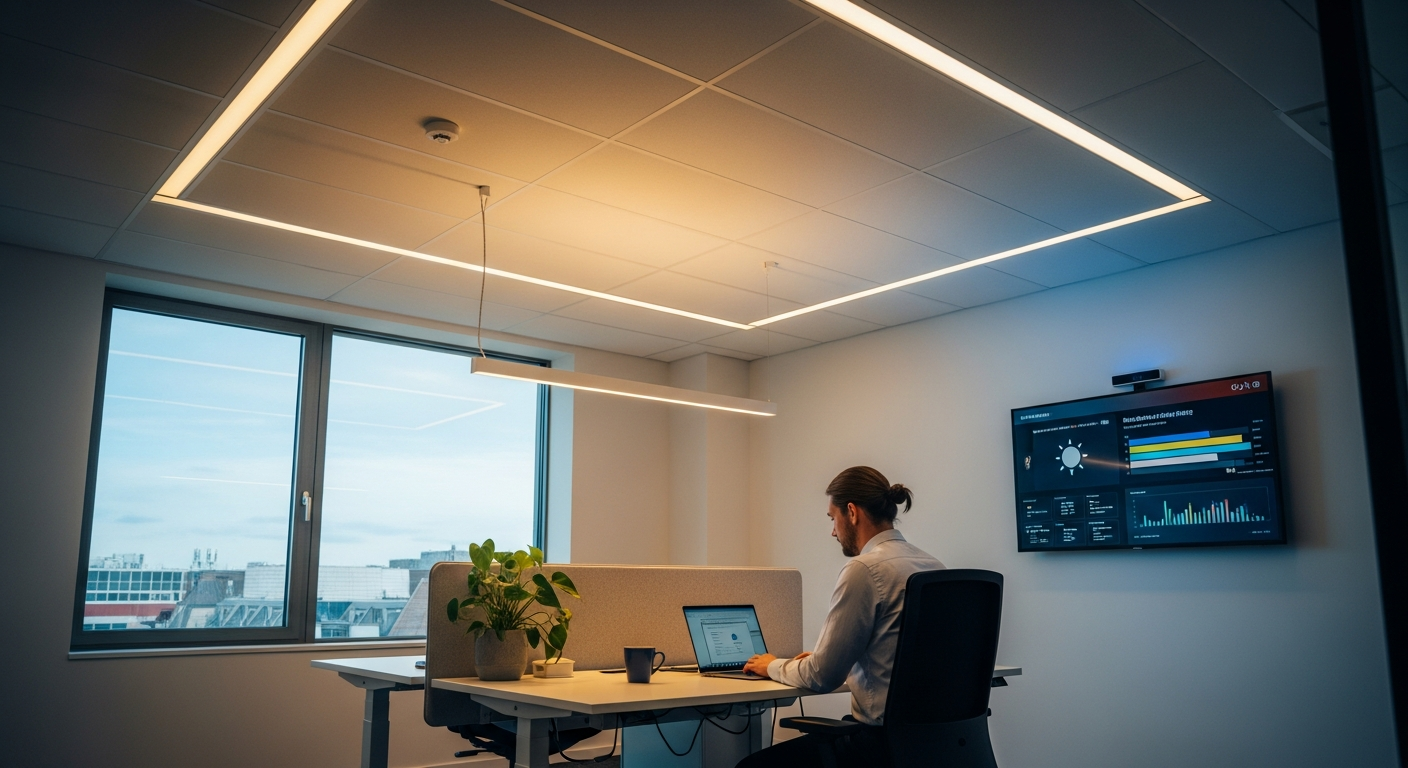 Wpływ oświetlenia na samopoczucie i efektywność pracy.